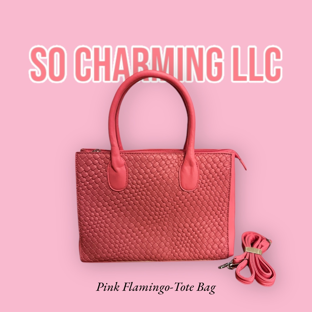 Pink Flamingo Tote Bag